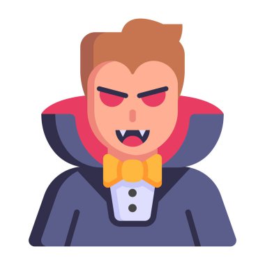 Papyon vektör illüstrasyonlu vampir