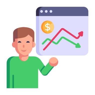 Satış Çizelgesi, vektör çizimi