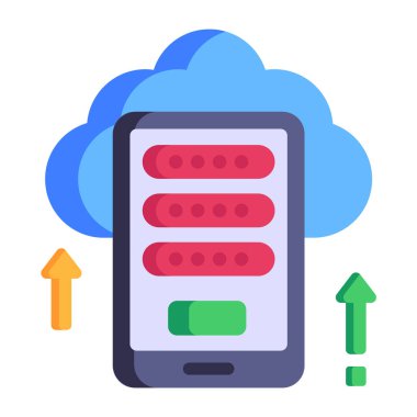 Bulut hesaplama. Web simgesi