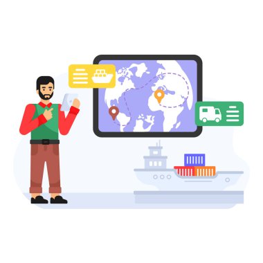 İnternetten alışveriş. Web simgesi