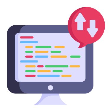 İndir. Web simgesi basit illüstrasyon