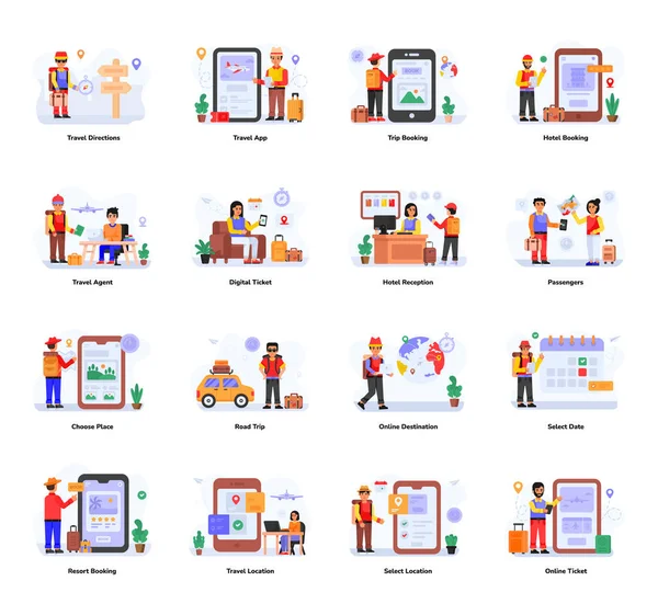 iş ve finans daire simgeleri ayarlandı. vektör illüstrasyonu