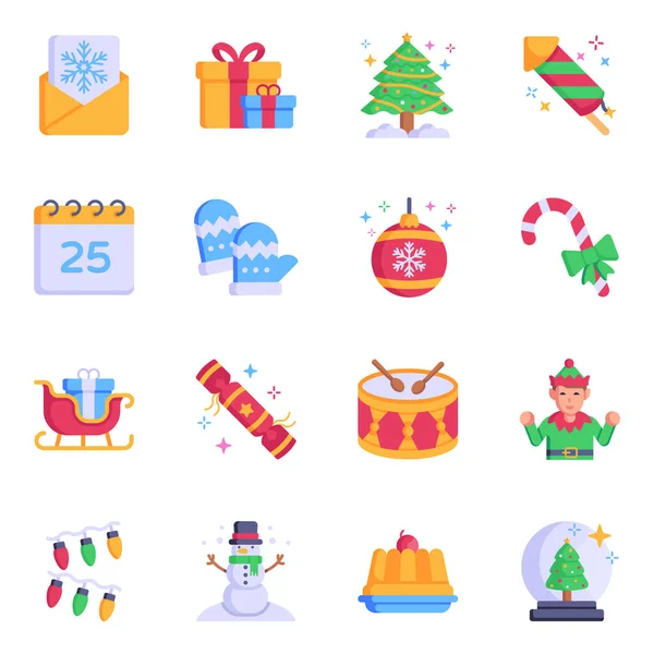 Noel simgeleri ayarlandı. Web için 9 kardan adam vektör simgesi çizimi