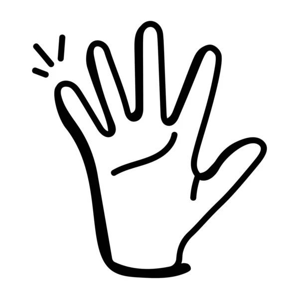Hand Gesture Vector Illustration — Stock Vector