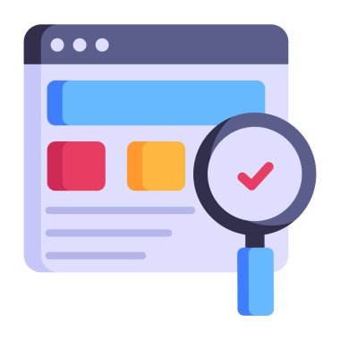 Arama Motoru Optimizasyonu. vektör çizim