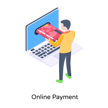İnternetten alışveriş. Web simgesi