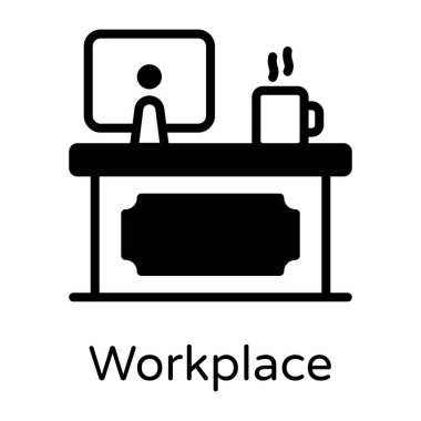 yatağın düz vektör simgesi