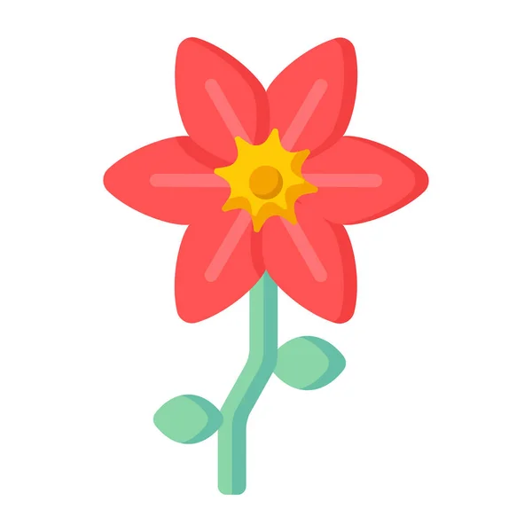 Flor Icono Web Color Ilustración Vectorial Simple — Vector de stock