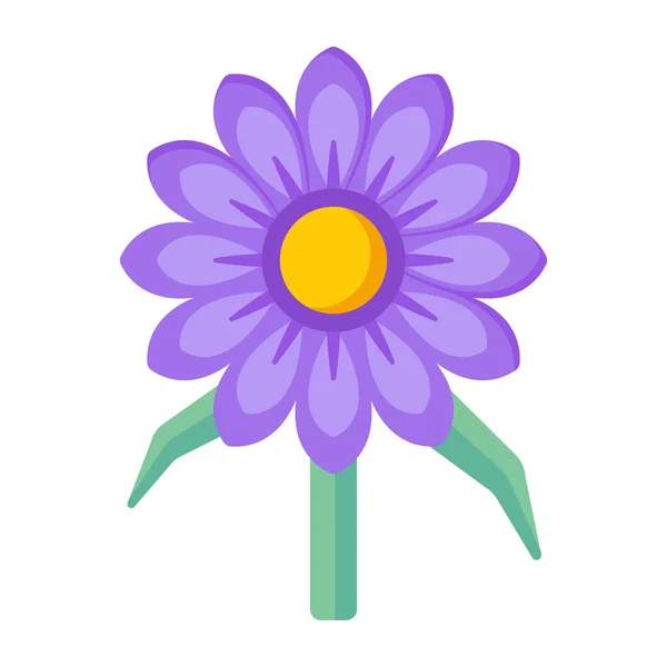Ikon Bunga Ilustrasi Vektor Sederhana - Stok Vektor