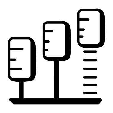 Müzik çalar. Basit resimleme