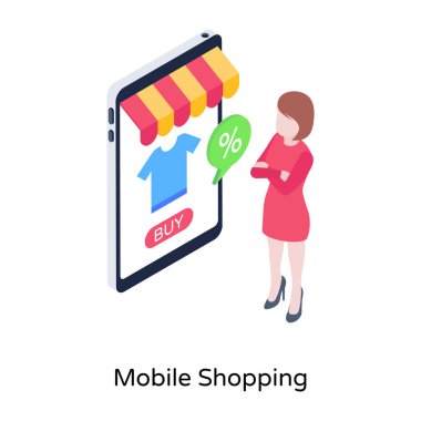 İnternetten alışveriş. Web simgesi