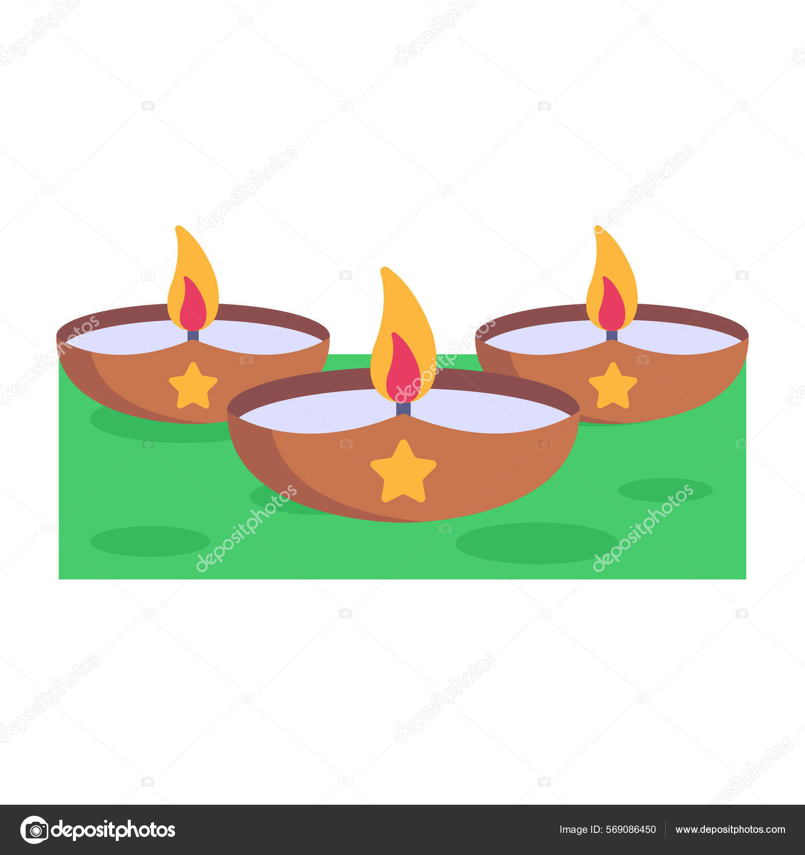 Oil Lamp Cartoon Vector Illustration Stock Vector Image by ©smashingstocks 569086450