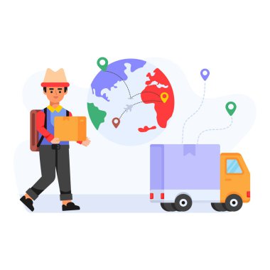 servis tasarımı, vektör illüstrasyon eps10 grafiği