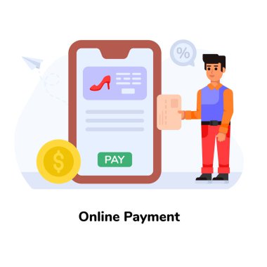 düz tasarım vergi hizmeti konsepti.