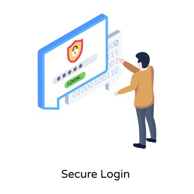 Uzaktan kumandalı bir adamın düz dizaynı.