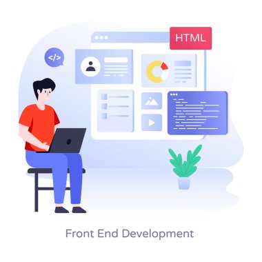 Çevrimiçi Öğrenme. Web simgesi