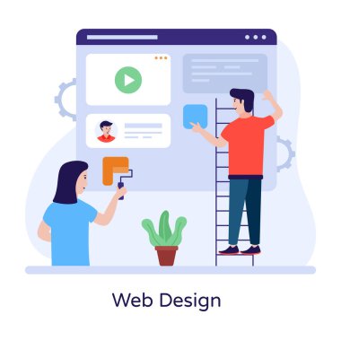 Web tasarımı. Web simgesi