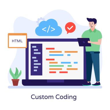 Özel kodlama. Web simgesi