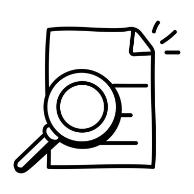 Büyüteç simgesi. Beyaz arkaplanda izole edilmiş arama vektör illüstrasyon sembolü ve bonus