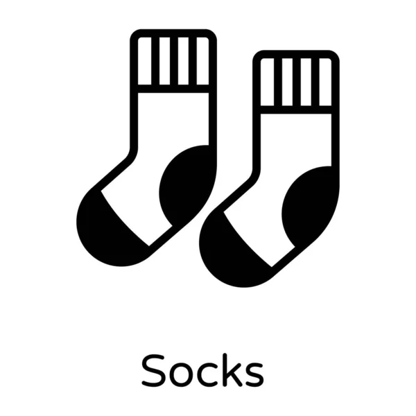 Socken Web Symbol Einfache Illustration — Stockvektor