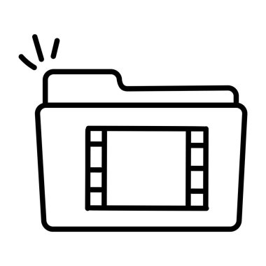 klasörün vektör çizimi