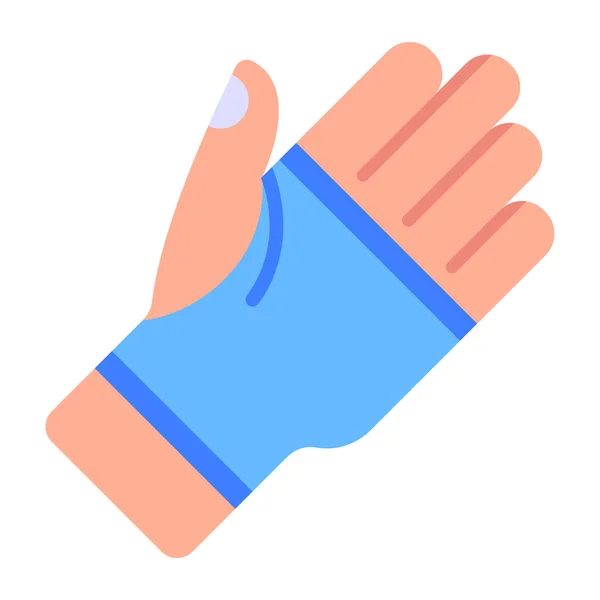 Main Avec Bandage Illustration Vectorielle Icône Design — Image vectorielle