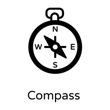 pusula vektör simgesi düzenlenebilir çizgi simgeleri ağ ve mobil için