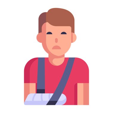 Sakallı ve yüzünde üzgün bir ifade olan kırmızı gömlekli bir adam.