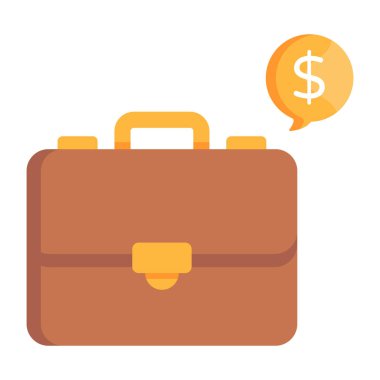 Para çantası vektör illüstrasyon tasarımı içeren çanta