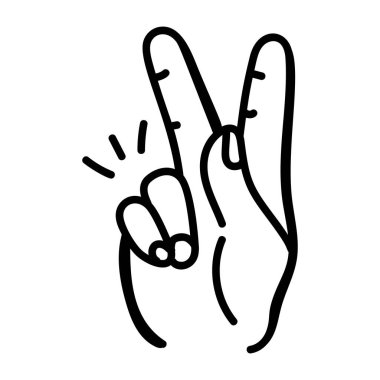 El jest vektör çizim