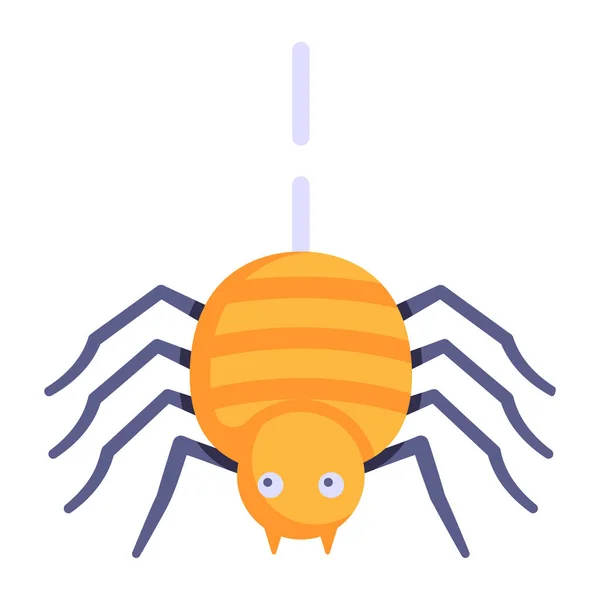 Spinnensymbol Vektor Illustration — Stockvektor