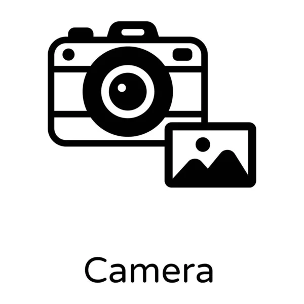 Camera Flat Vector Icon — Stock Vector