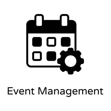 Takvim simgesi, beyaz üzerine izole edilmiş doğrusal piktogram, logo illüstrasyonu. Olay yönetimi