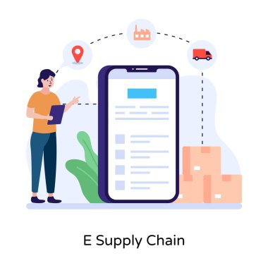 Çevrimiçi teslimat. Web simgesi