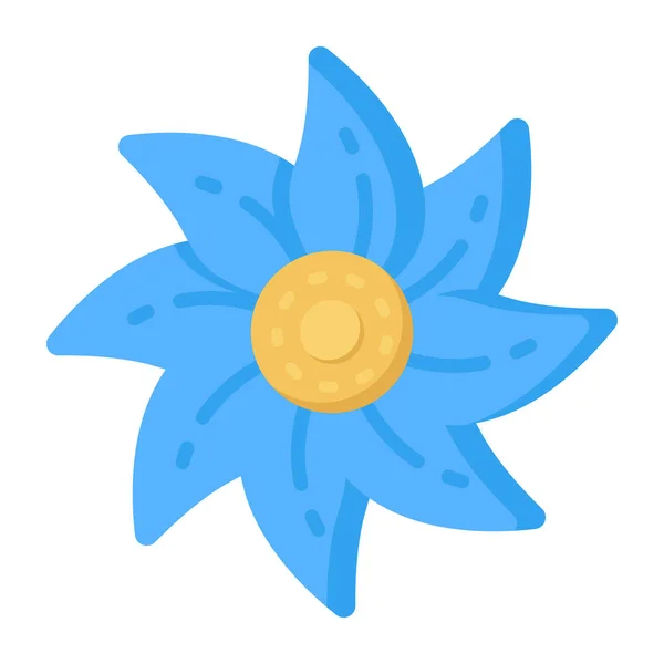 Blume Farbiges Web Symbol Einfache Vektorillustration — Stockvektor