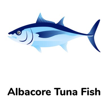 Balık ikonu. vektör illüstrasyonu  