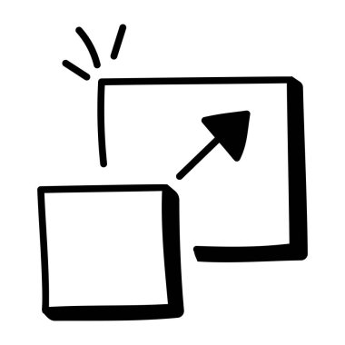 seo modern simgesinin vektör illüstrasyonu