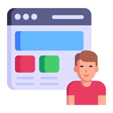 kullanıcı arayüzü renk vektörü çizimi