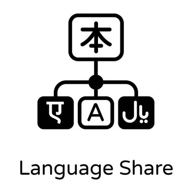 seo ve teknoloji sembollerinin katı kabartma vektörü