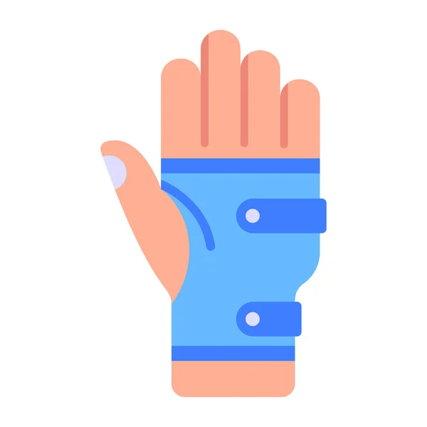 Main Avec Illustration Vectorielle Bandage — Image vectorielle