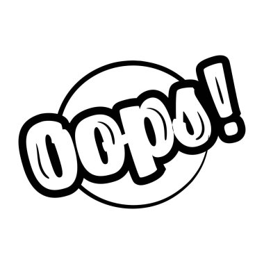 Ups harflerinin vektör illüstrasyonu