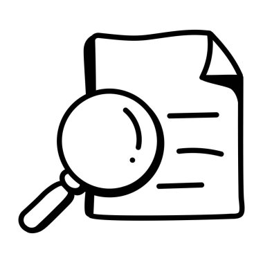 dosya belgesi simgesi, vektör illüstrasyonu 