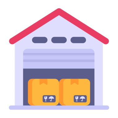 Ev. Web simgesi basit illüstrasyon