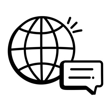 Global Haberler. Basit illüstrasyon