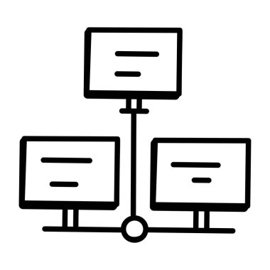 ağ paylaşım simgesi çizimi