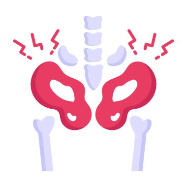İnsan iskeleti ve kemikleri, vektör çizimi