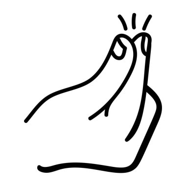 Küçük çizgi film, vektör illüstrasyonu