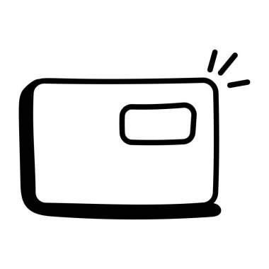 Kutu Simgesinin Vektör illüstrasyonu