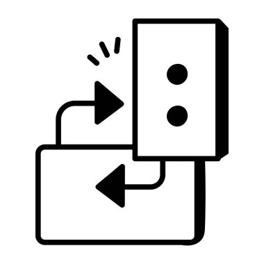 Video paylaşımı. Basit illüstrasyon