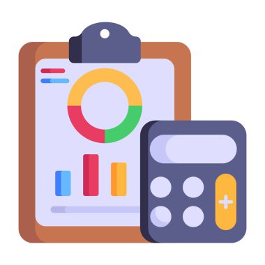 Analizler. Web simgesi basit illüstrasyon 